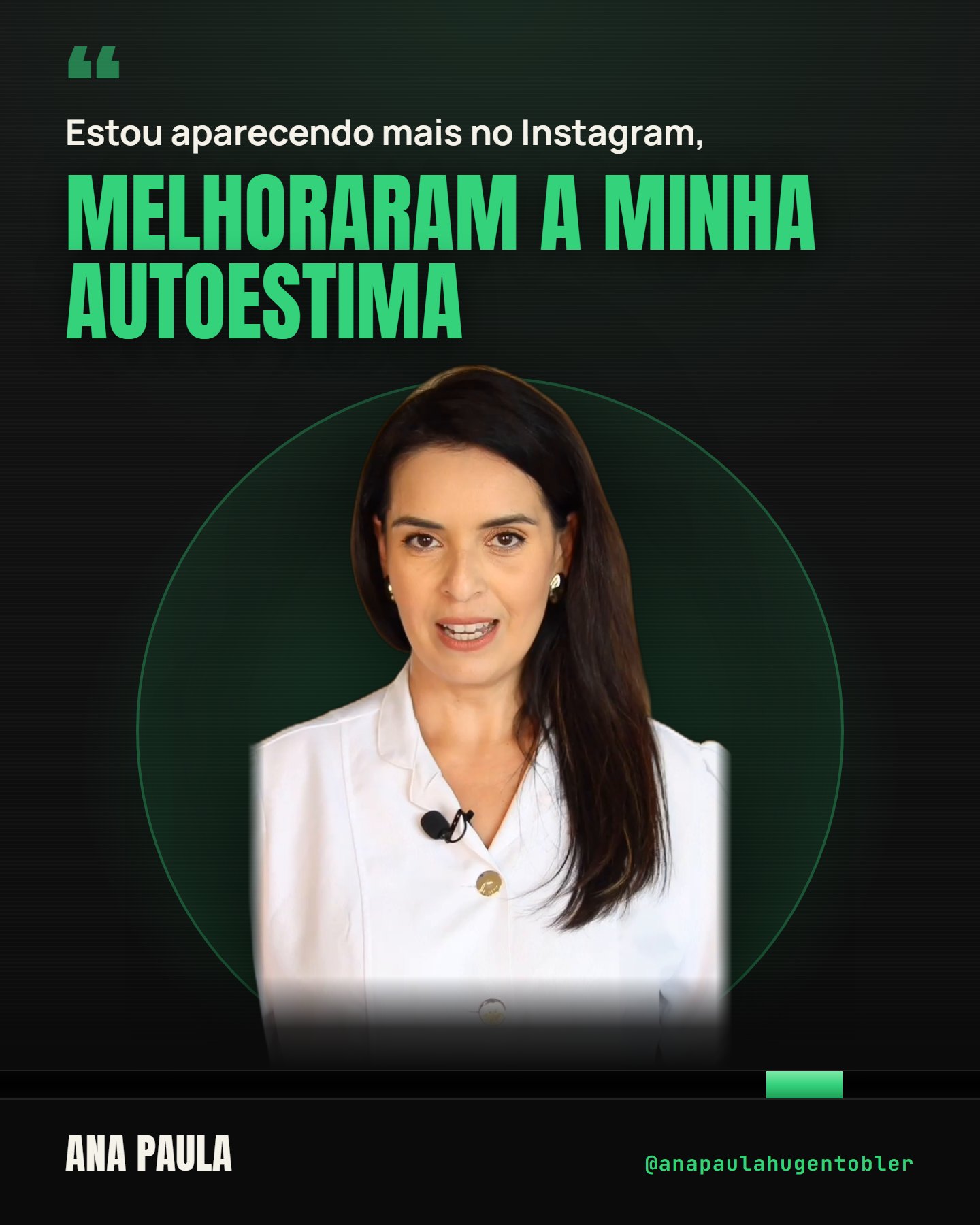 Ana Paula: Estou aparecendo mais no Instagram, melhoraram a minha autoestima